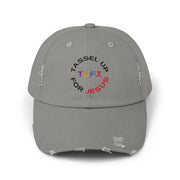 Tassel Up For Jesus Logo Unisex Distressed Cap