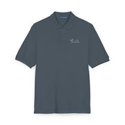 Tassel Up Cursive Unisex Polo Shirt (Embroidery)