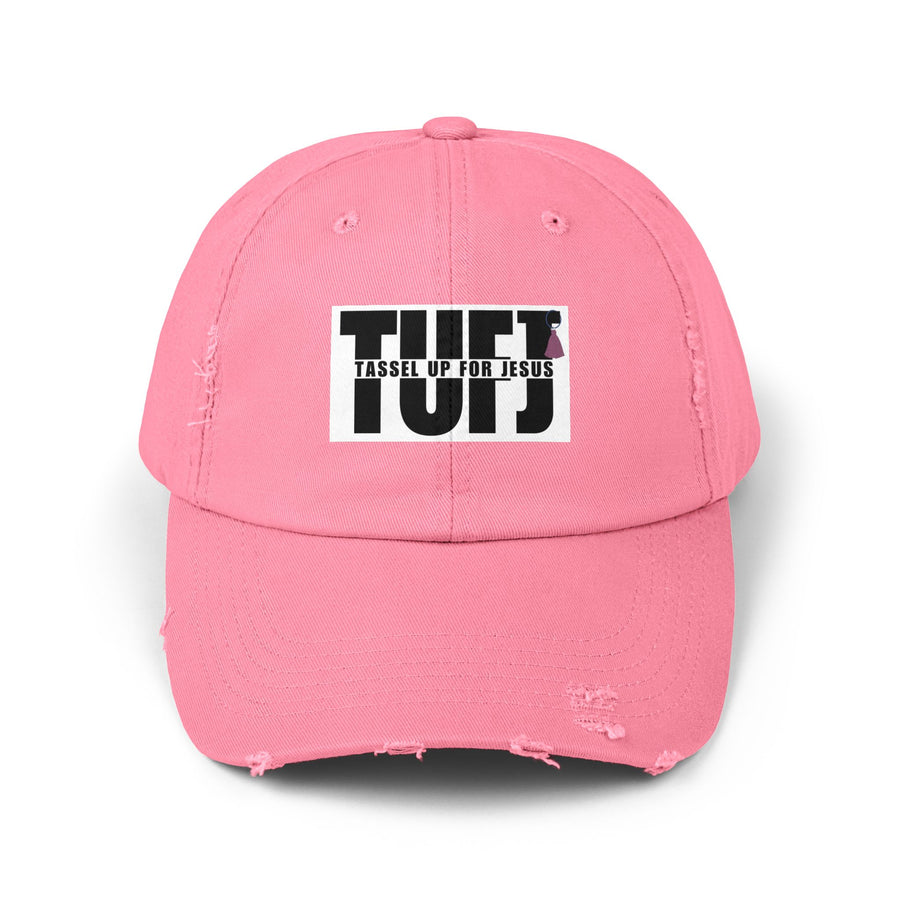 TUFJ Unisex Distressed Cap