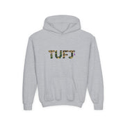 TUFJ Camo Leopard And Pearls Youth Heavy Blend Hoodie