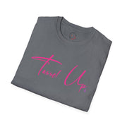 Tassel Up Pink Cursive Softstyle Unisex T-Shirt
