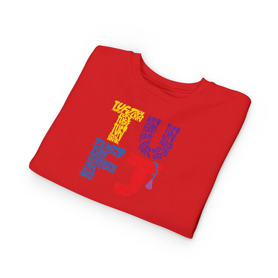 TUFJ Multicolor Repeat Toddler Sweatshirt