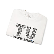 TUFJ Black Repeat Unisex Sweatshirt