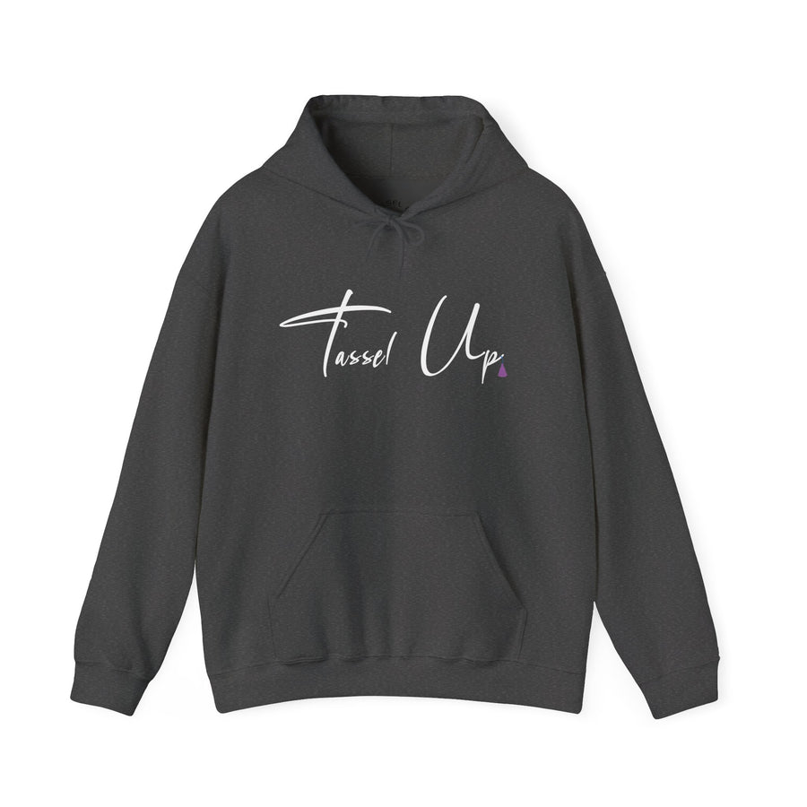 Tassel Up Cursive Unisex Hoodie