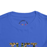 TUFJ Camo Leopard And Pearls Toddler Short Sleeve Tee