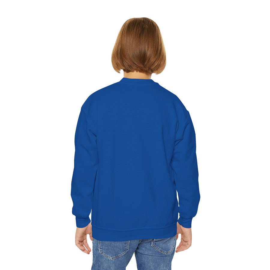 Tassel Up Cursive Youth Crewneck Sweatshirt