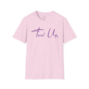 Tassel Up Purple Cursive Unisex Softstyle T-Shirt