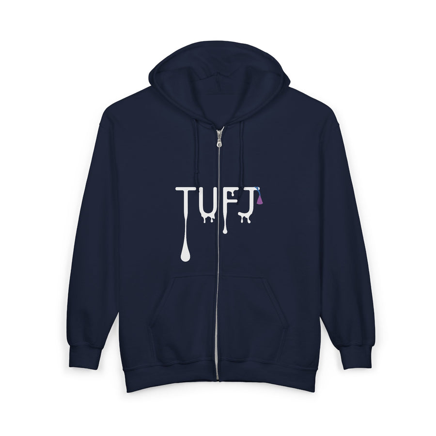 TUFJ Drip Unisex Heavy Blend Full Zip Hoodie