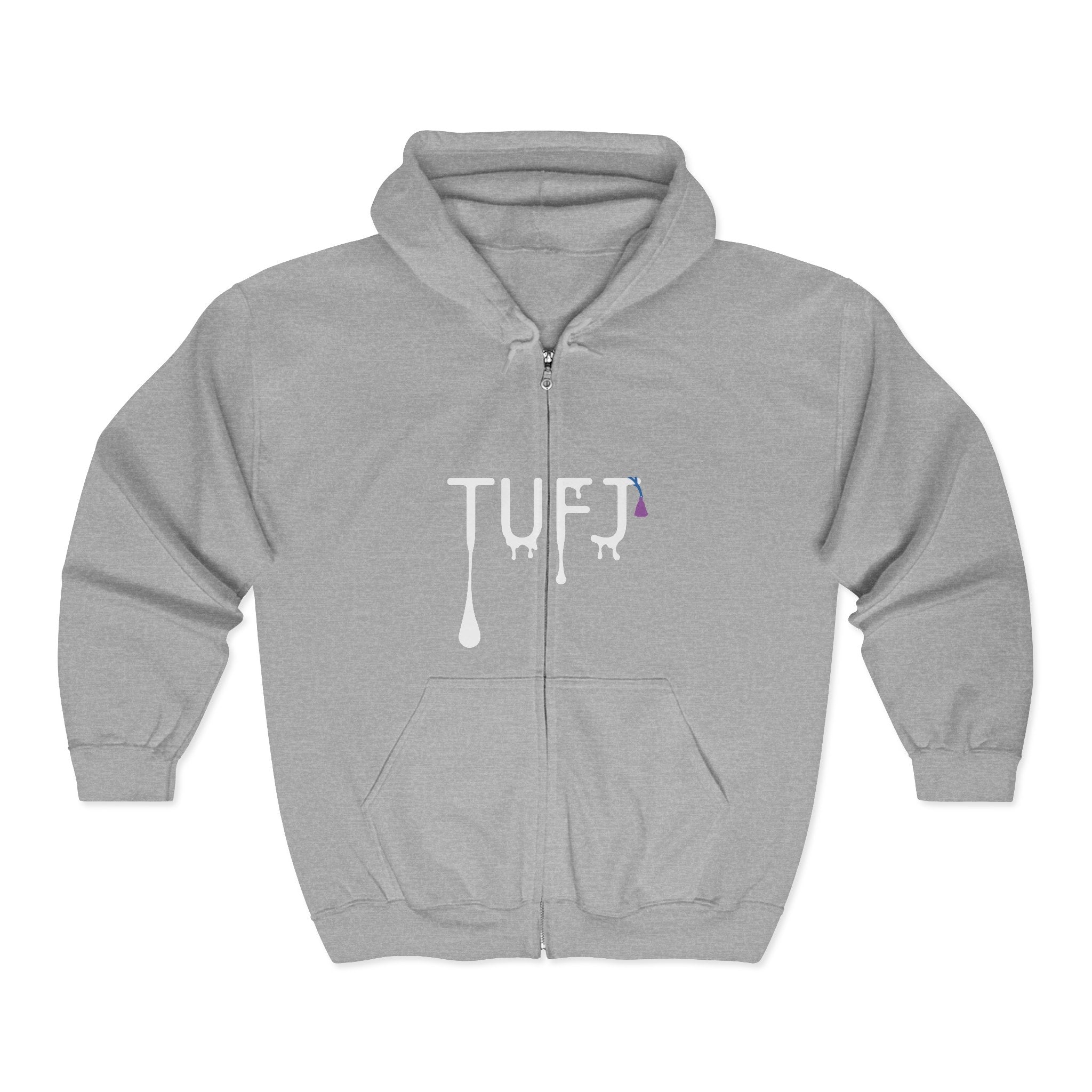 TUFJ Drip Unisex Heavy Blend Full Zip Hoodie