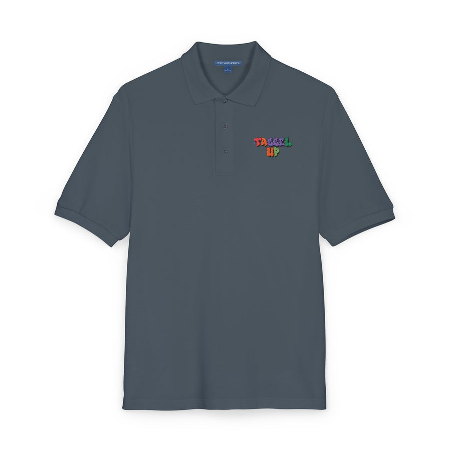 Tassel Up Graffiti Unisex Polo Shirt (Embroidery)