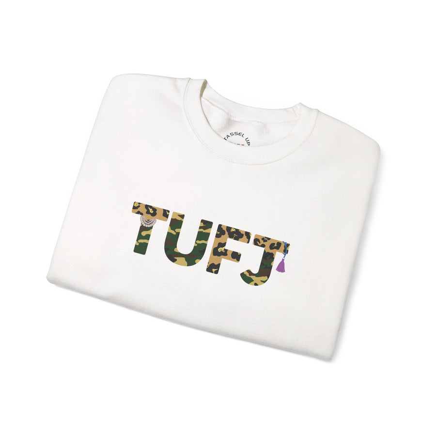 TUFJ Camo Leopard And Pearls Unisex Sweatshirt
