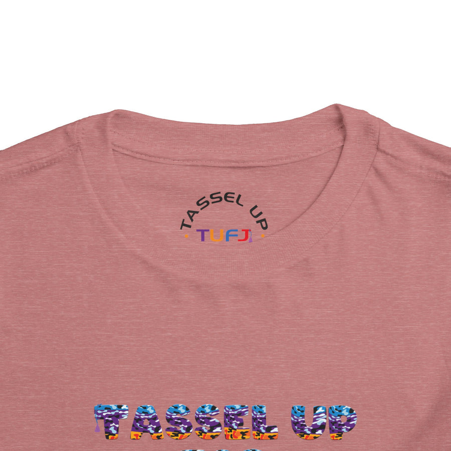 Tassel Up For Jesus Camo Toddler Short Sleeve Tee