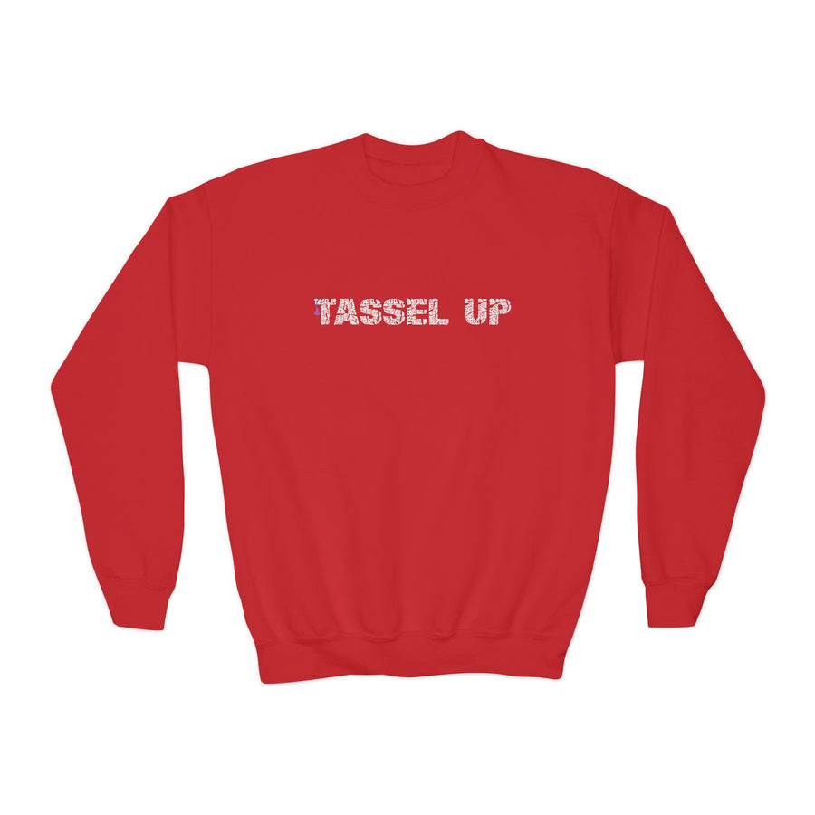 Tassel Up Repeat Youth Crewneck Sweatshirt