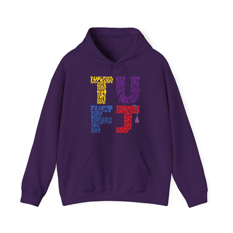 TUFJ Multicolor Repeat Unisex Hoodie