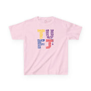TUFJ Multi Color Repeat Kids Heavy Cotton™ Tee