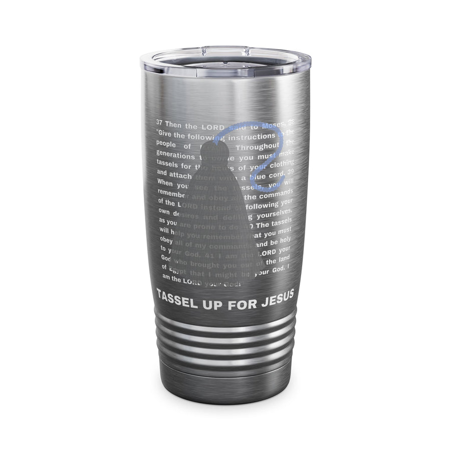 Numbers 15 : 37 - 41 Bible Verse Ringneck Tumbler, 20oz