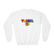 Tassel Up Graffiti Youth Crewneck Sweatshirt