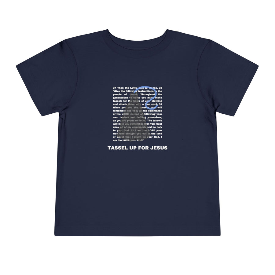 Numbers 15 : 37 - 41 Bible Verse Toddler Short Sleeve Tee