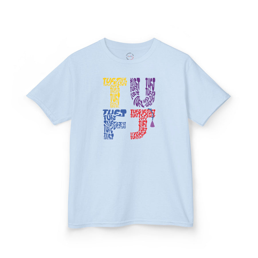 TUFJ Multi Color Repeat Kids Heavy Cotton™ Tee