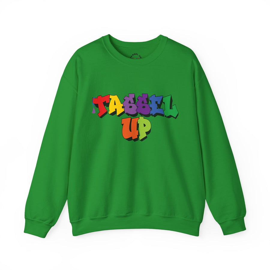 Tassel Up Graffiti Unisex Sweatshirt