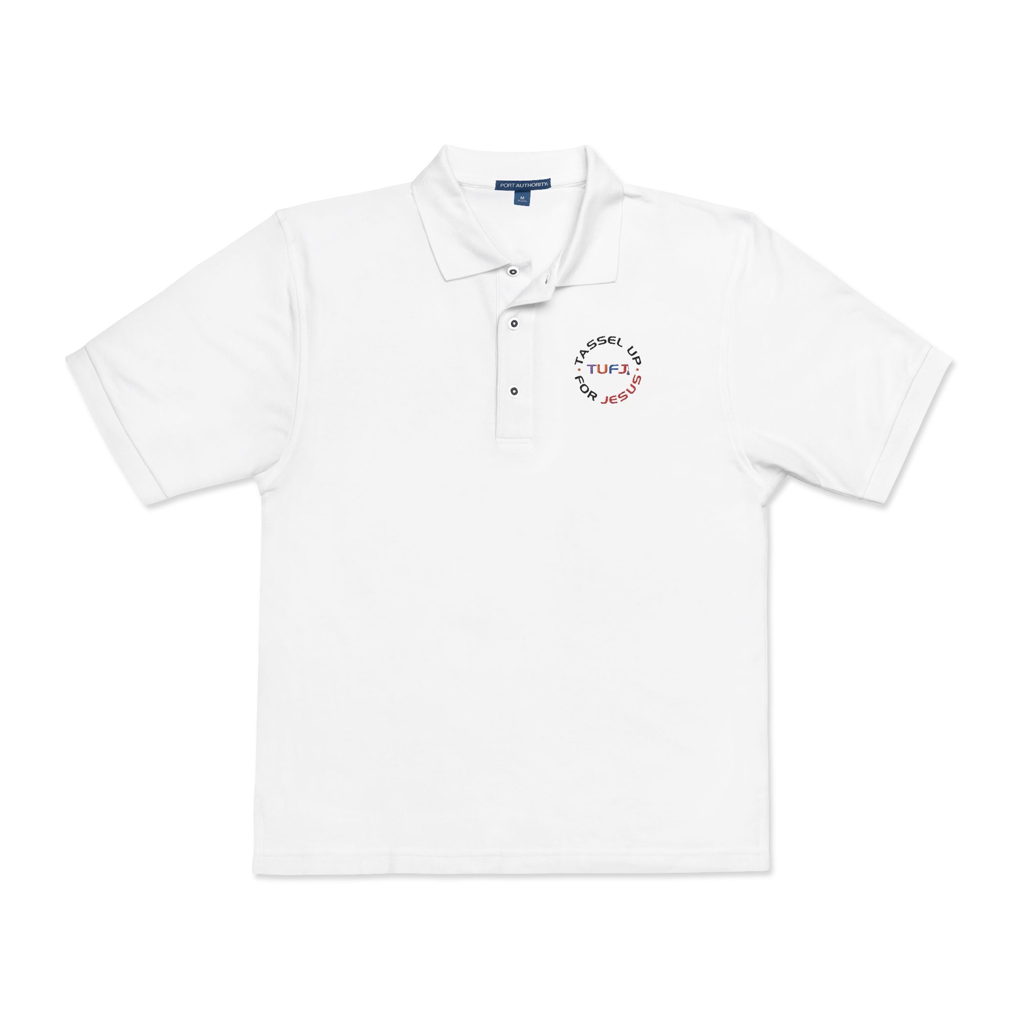 Tassel Up For Jesus Logo Unisex Polo Shirt (Embroidery)