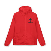 Tassel Cross Unisex Full-Zip Windbreaker Jacket