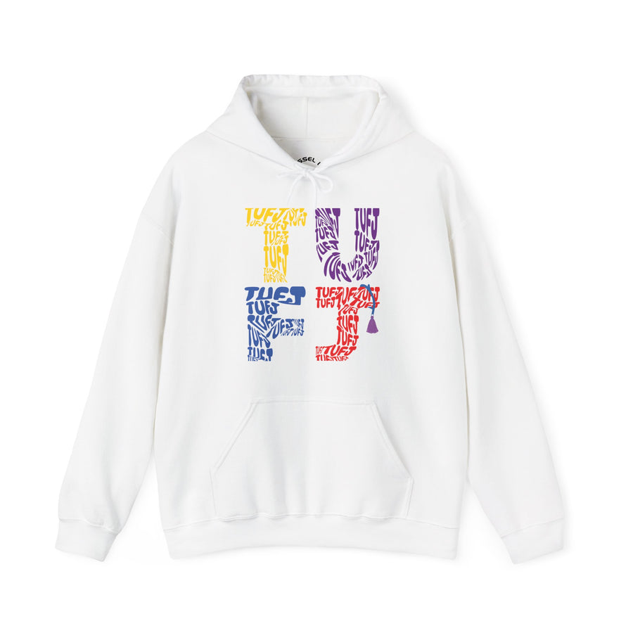 TUFJ Multicolor Repeat Unisex Hoodie