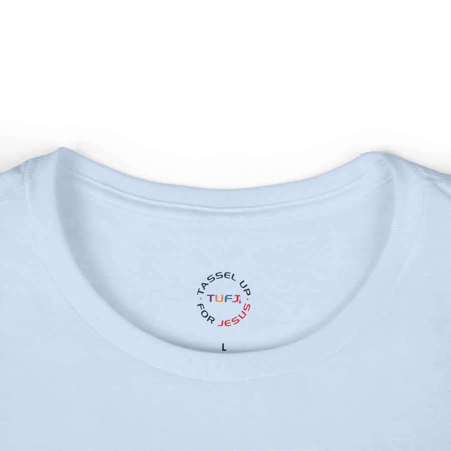 TUFJ Repeat Yellow Print Women's Cut Softstyle Tee