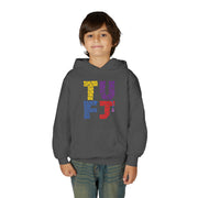 TUFJ Multicolor Repeat Youth Heavy Blend Hoodie