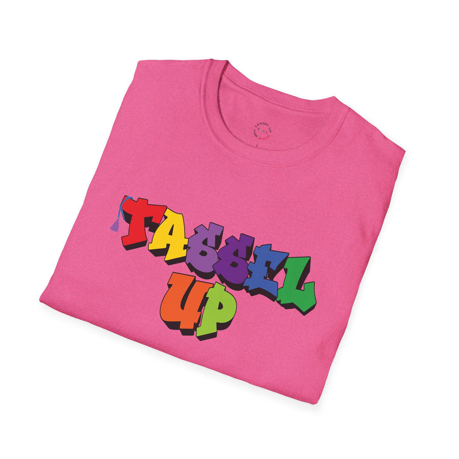 Tassel Up Graffiti Unisex Softstyle T-Shirt