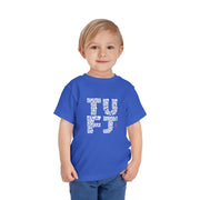 TUFJ White Letter Toddler Short Sleeve Tee