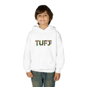 TUFJ Camo Leopard And Pearls Youth Heavy Blend Hoodie