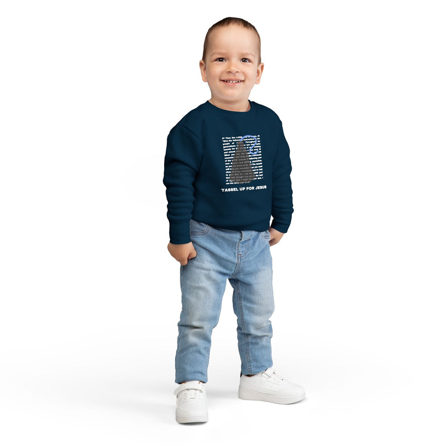 Numbers 15:37-41 Bible Verse Toddler Sweatshirt