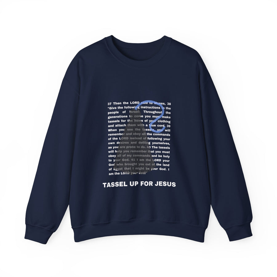 Bible Verse Unisex Sweatshirt (Numbers 15: 37-41)