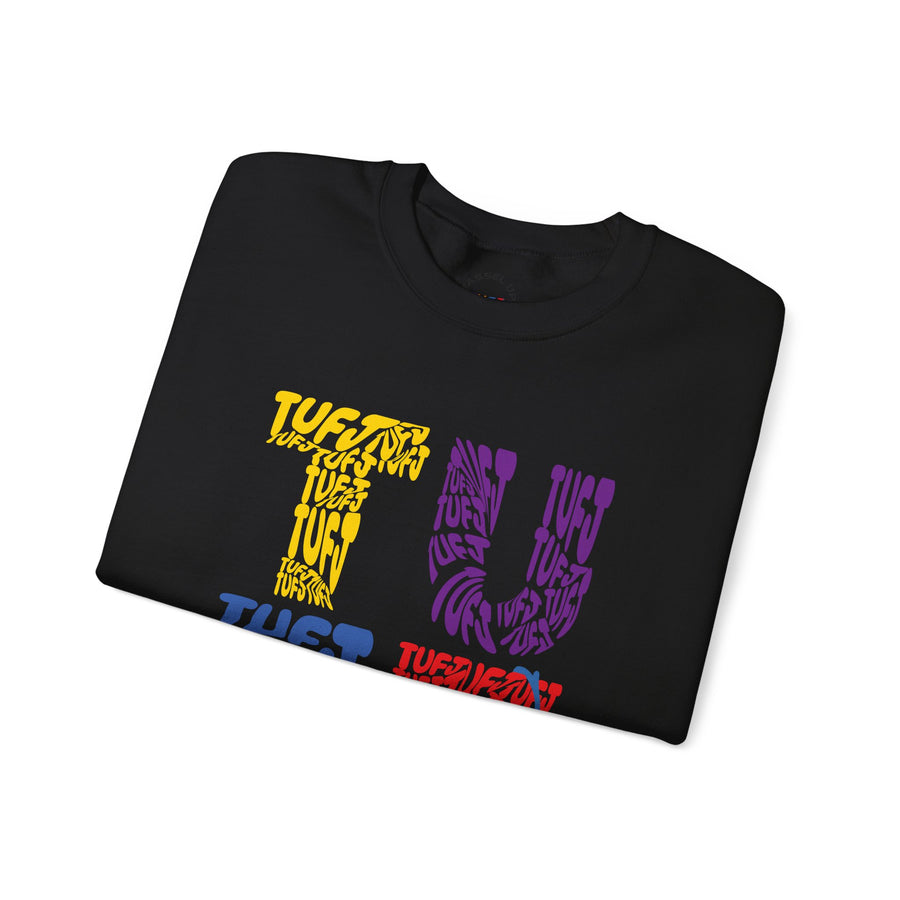 TUFJ Multicolor Repeat Unisex Sweatshirt
