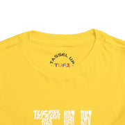 TUFJ White Letter Toddler Short Sleeve Tee