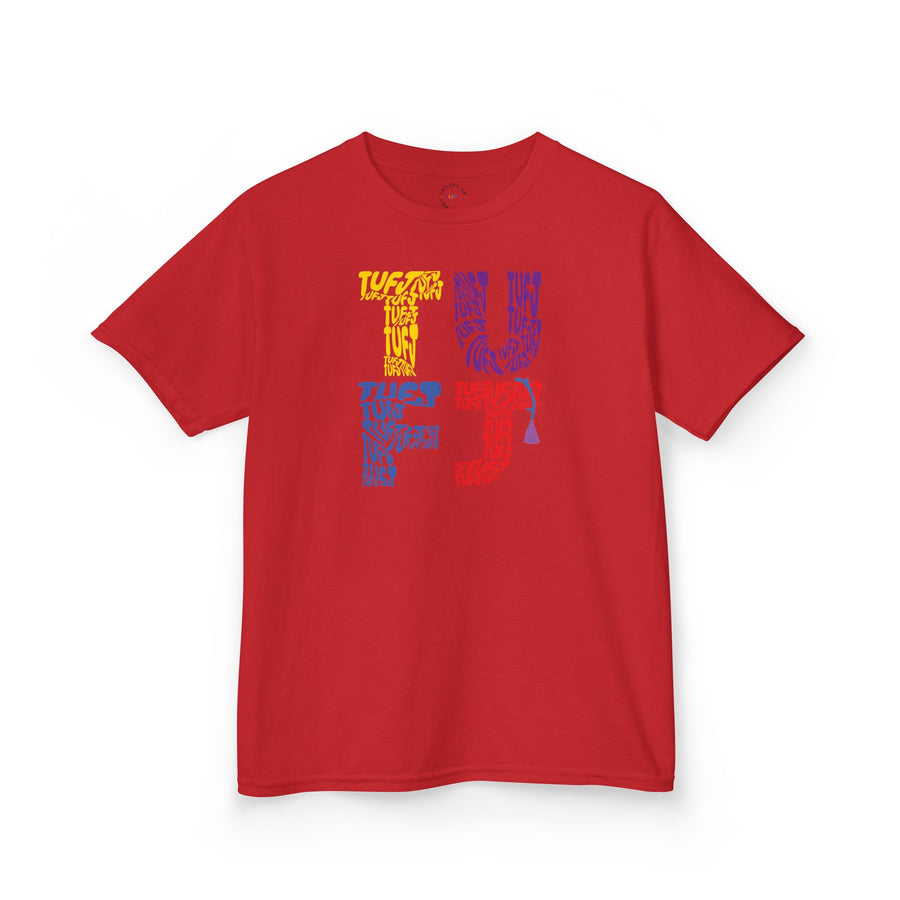 TUFJ Multi Color Repeat Kids Heavy Cotton™ Tee