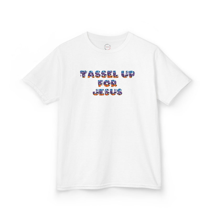 Tassel Up For Jesus Camo Kids Heavy Cotton™ Tee