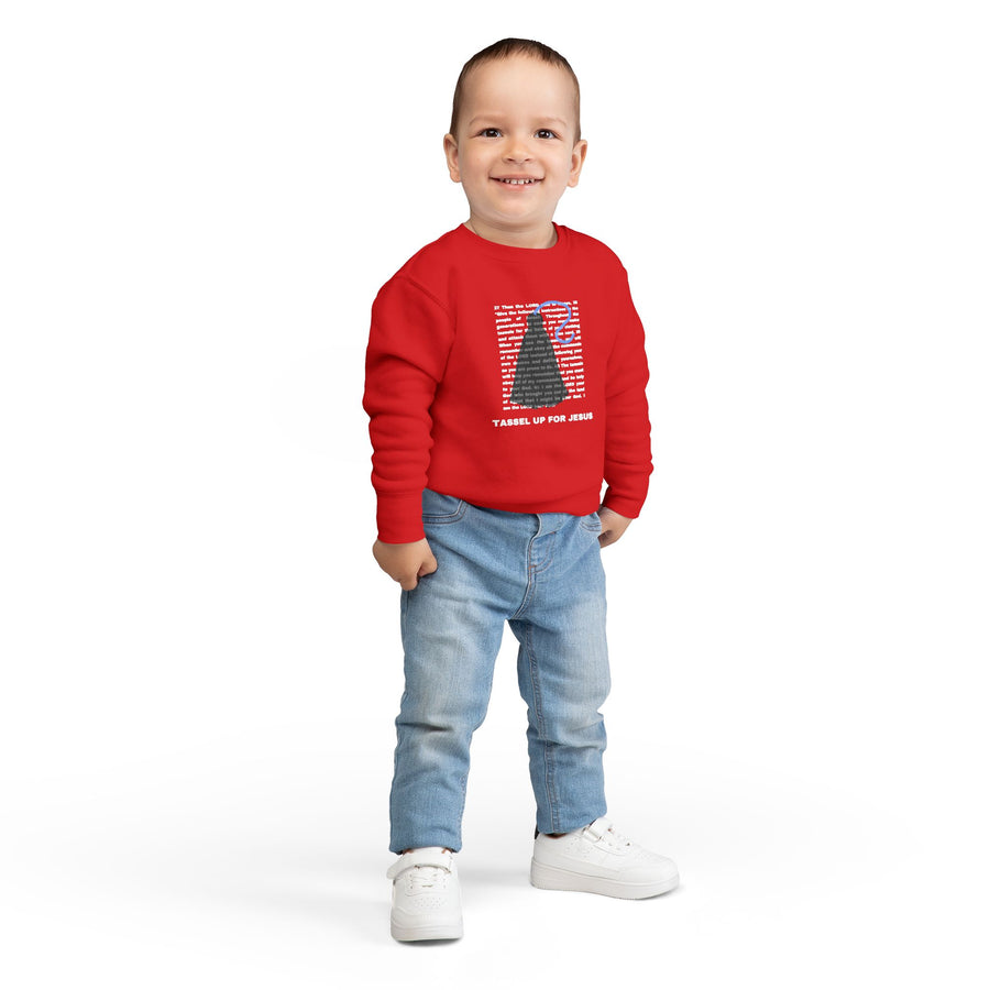 Numbers 15:37-41 Bible Verse Toddler Sweatshirt