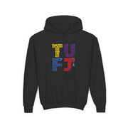 TUFJ Multicolor Repeat Youth Heavy Blend Hoodie