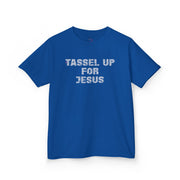 Tassel Up For Jesus Repeat Kids Heavy Cotton™ Tee