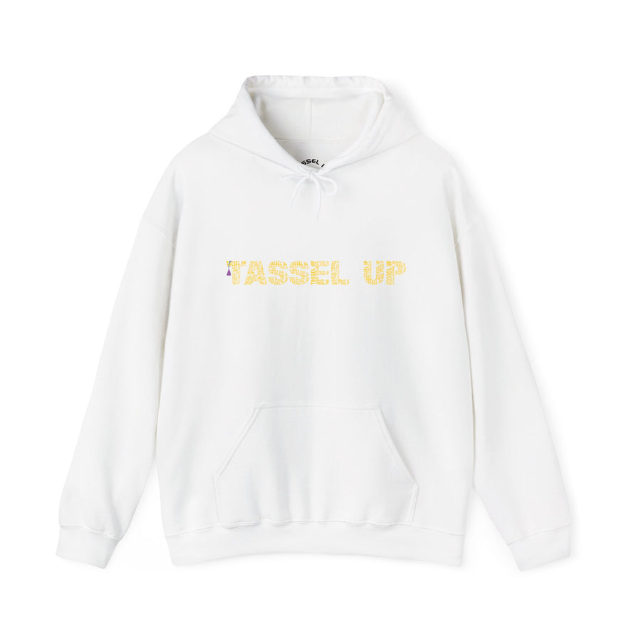 Tassel Up Yellow Repeat Unisex Hoodie