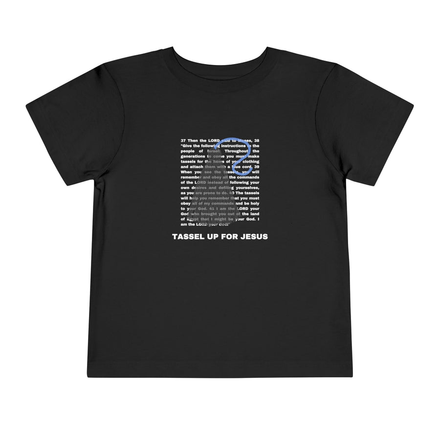 Numbers 15 : 37 - 41 Bible Verse Toddler Short Sleeve Tee