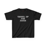 Tassel Up For Jesus Repeat Kids Heavy Cotton™ Tee