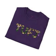 TUFJ Camo Leopard And Pearls Unisex Softstyle T-Shirt