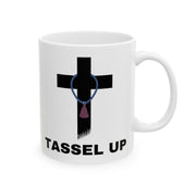 Tassel Cross Ceramic Mug