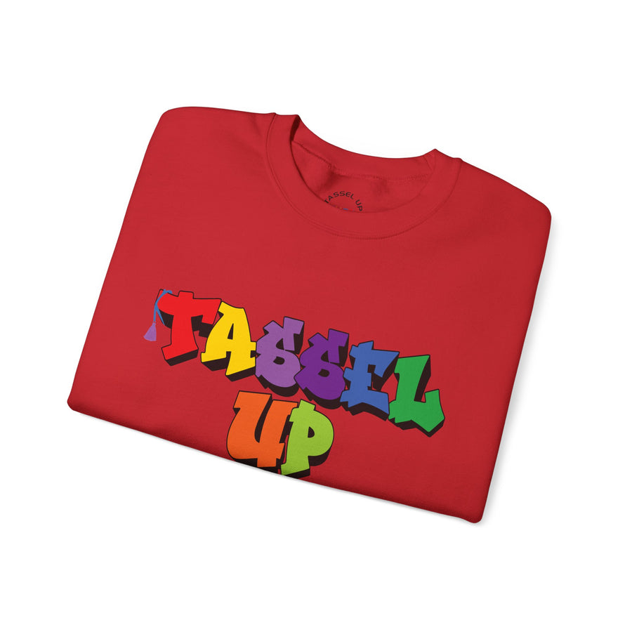 Tassel Up Graffiti Unisex Sweatshirt