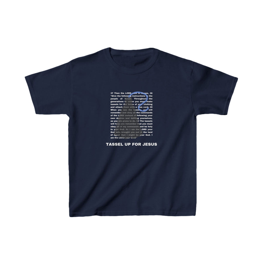 Numbers 15 : 37 - 41 Bible Verse Kids Heavy Cotton™ Tee