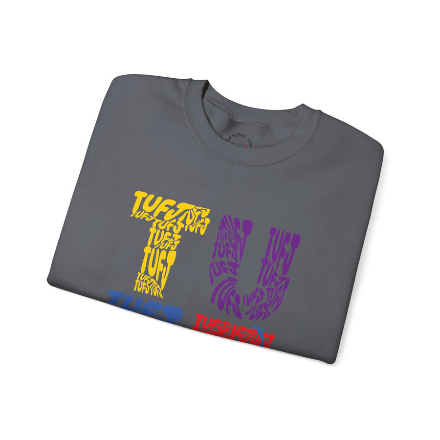 TUFJ Multicolor Repeat Unisex Sweatshirt