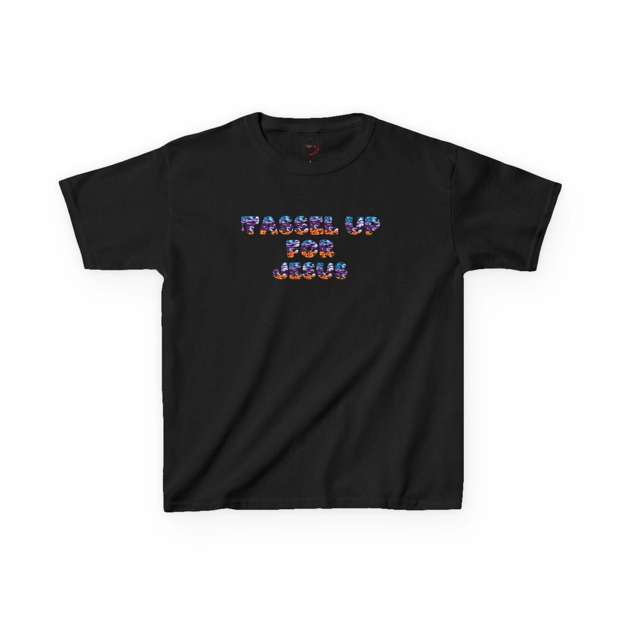 Tassel Up For Jesus Camo Kids Heavy Cotton™ Tee